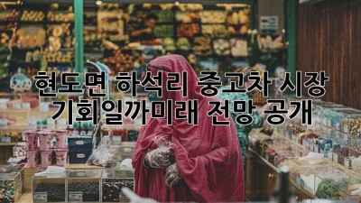 현도면 하석리 중고차 시장, 🚗기회일까❓미래 전망 大공개!